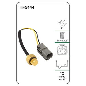 Tridon TFS144 Thermo Fan Switch - M16x1.5 On: 90 Off: 85
