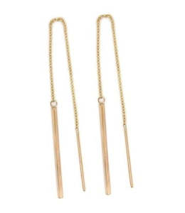 9ct Gold Earings: 9ct Thread Earing EP009Y9