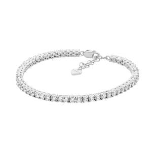 Ellani Silver Tennis Bracelet B226S
