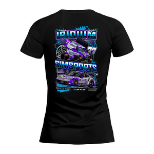 Iridium Sim Sports: Iridium Sim Sports Sprint & Porsche Combined Women's Tee