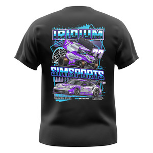 Iridium Sim Sports Sprint & Porsche Combined Heavy Tee