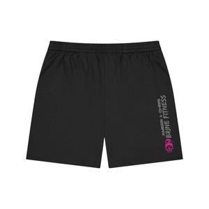 Team Brine Fitness: Pink Female Skull Performance Shorts