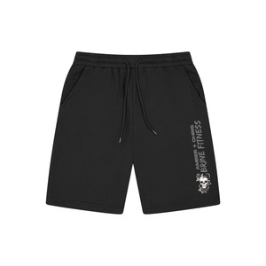 Team Brine Fitness: Grey Flower Skull Lounge Shorts