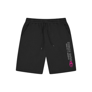 Team Brine Fitness: Pink Female Skull Lounge Shorts