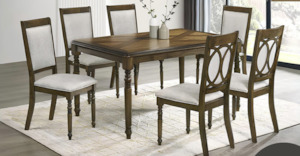 Aspen Dining Table with 6 Chairs set
