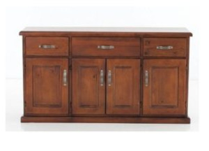 Living Dining: Farmhouse 3 Drawer 4 Door Buffet