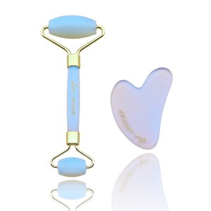 Crystal Facial Rollers: Opalite Face Roller + Gua Sha