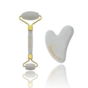 White Jade Face Roller + Gua Sha