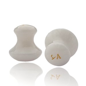 Gua Sha: White Jade Mushroom Gua Sha Set