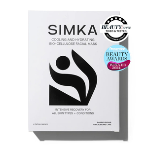 SIMKA Bio-Cellulose Facial Masks 4pk