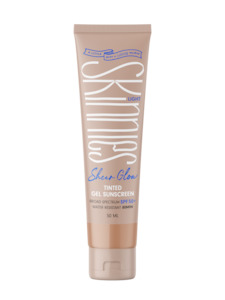Skinnies Sheer Glow Tinted Gel Sunscreen SPF50+ Light