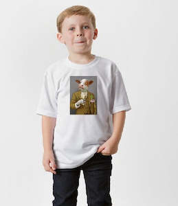 Art Tees: Upper Class Cow