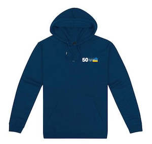 50 Years Pauanui Surf Life Saving Club: Pauanui SLSC Unisex Navy Hoodie