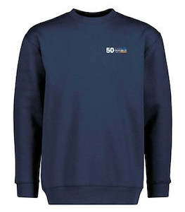 50 Years Pauanui Surf Life Saving Club: Pauanui SLSC Unisex Navy Crew