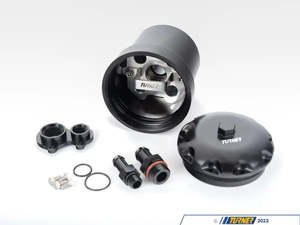 Turner Motorsport: Turner Triple Baffled Power Steering Reservoir - Straight Mount