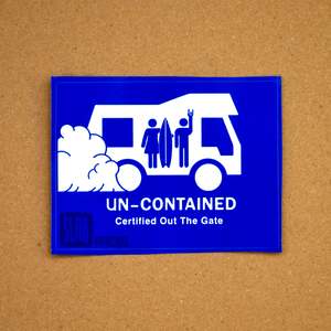 UN-CONTAINED Sticker