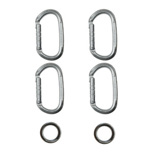 Slackline Parts - Slackline: Steel Carabiner Pulley Tension System - 25mm - Slackline NZ