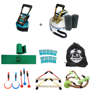 15 Meter - Slackline: 15m Ninja Line + 15m Slackline Combo - Slackline NZ