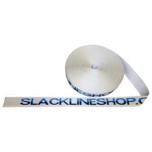 50mm Webbing Only - Slackline: Slackline webbing custom length in 50 mm with medium flex