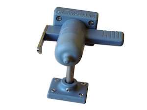 Right Hand Door Stop with Floor Mount (Grey)