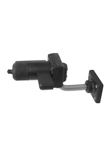 Right Hand Door Stop with Wall Mount (Black)