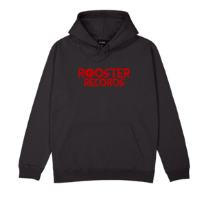 Shirts Tops: Rooster Recs v2 Hoodie - Charcoal