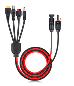 Cpap Parts: 4-in-1 Solar Connector Cable MC4 to XT60 DC5521 7909 DC Anderson 12AWG