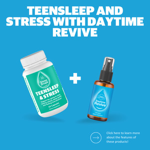 Products: TeenSleep and Stress with Daytime Revive Spray Combo Pack