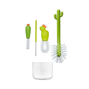 Travel: Boon - Cacti Bottle Brush Set