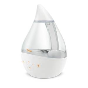 Crane - 4 in 1 Top Fill Drop Humidifier w Sound Machine - Clear