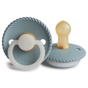 Soothers: Frigg - Latex Rope Pacifier Twin Pack | Glow in The Dark