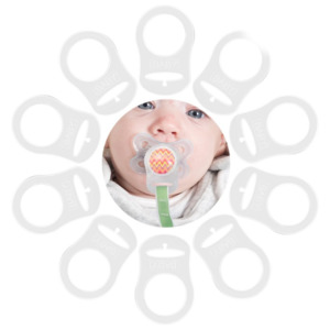 Soothers: Sleepytot Adapter Twin Pack | Fits MAM, NUK & Button Pacifiers
