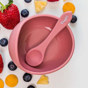 Sleepytot: Sleepytot - Suction Bowl & Silicone Spoon Set
