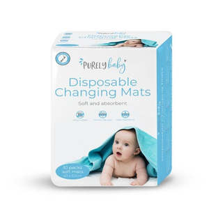 Toilet Training: Purely Baby - Disposable Changing Mats 10pc