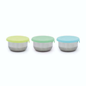 Melii - Mini Silicone & Stainless Steel Containers
