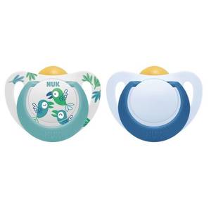 NUK Star Latex Soother Twin Pack