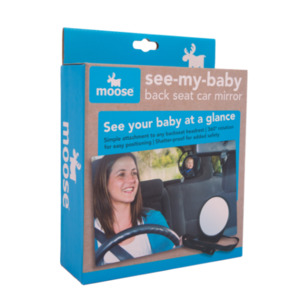 Moose Baby: Moose - See-My-Baby Back Seat Car Mirror