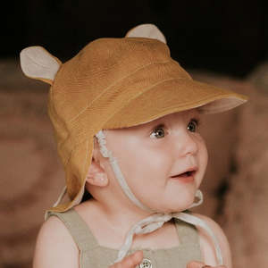 Bedhead: Bedhead Heritage Teddy Baby & Toddler Reversible Flap Hat