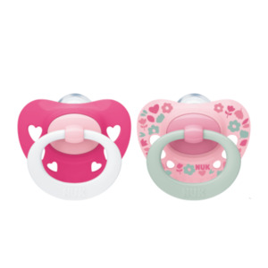 NUK - Signature Silicone Soother Twin Pack 6-18 months