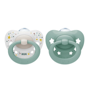 NUK - Signature Silicone Soother Twin Pack 0-6 months