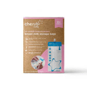 Travel: Cherub Baby - ThermoSensor Re-usable Breast Milk Bags