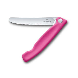 Victorinox Folding Paring Knife - Pink - 11cm
