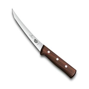 Victorinox Boning Knife - Curved 15cm Blade, Wood Handle