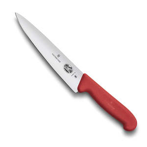 Carving Knives: Victorinox Carving Knife - 19cm, Red Handle
