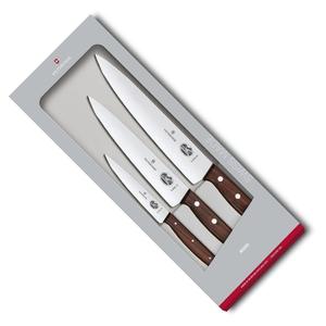 Carving Knives: Victorinox Carving Set - 3 Piece - Rosewood