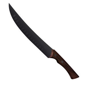All Knives Accessories: Churrasco Black Collection Butcher Knife - 24cm blade