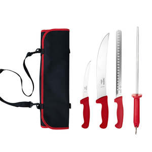 Tramontina Low & Slow Pouch & Knives - 5 Piece Set