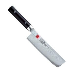 Kasumi Knives: Kasumi Damascus Nakiri Knife, 17cm