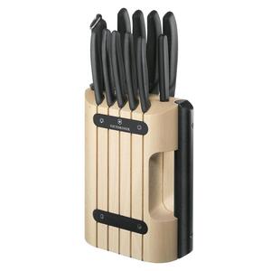 Blocks: Victorinox Cutlery Block - 11 Piece Set - Black Handles