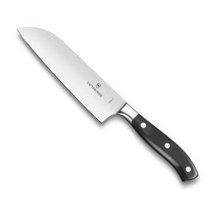 Victorinox Grand Maître Santoku Forged Knife - Black Handle